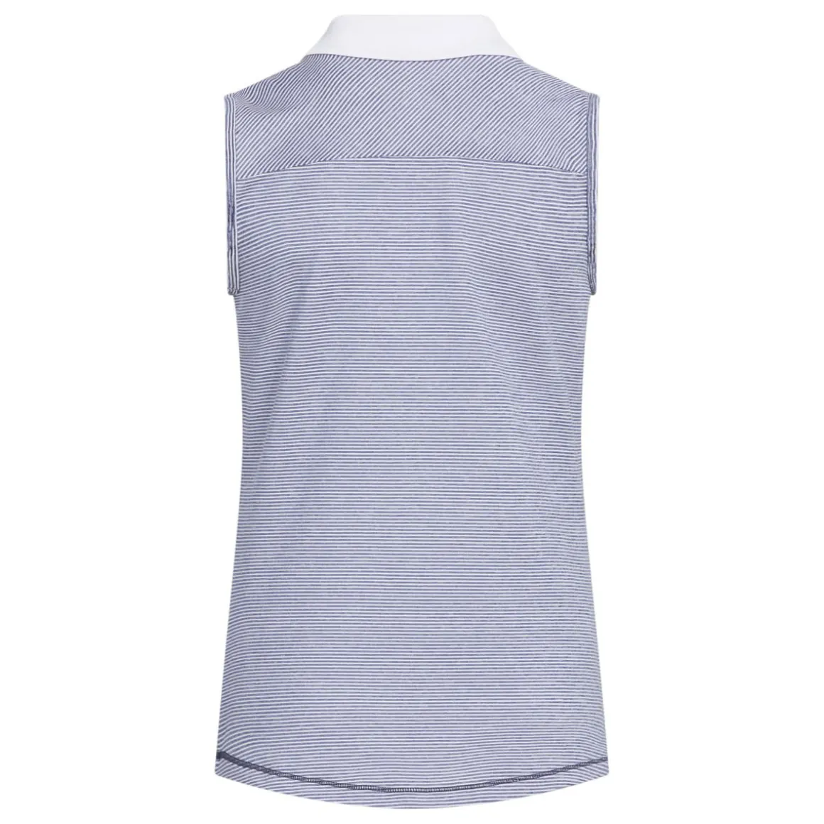 adidas_junior_girls_ottom_6.webp adidas Junior Girls Ottoman Striped Sleeveless Golf Polo Shirt
