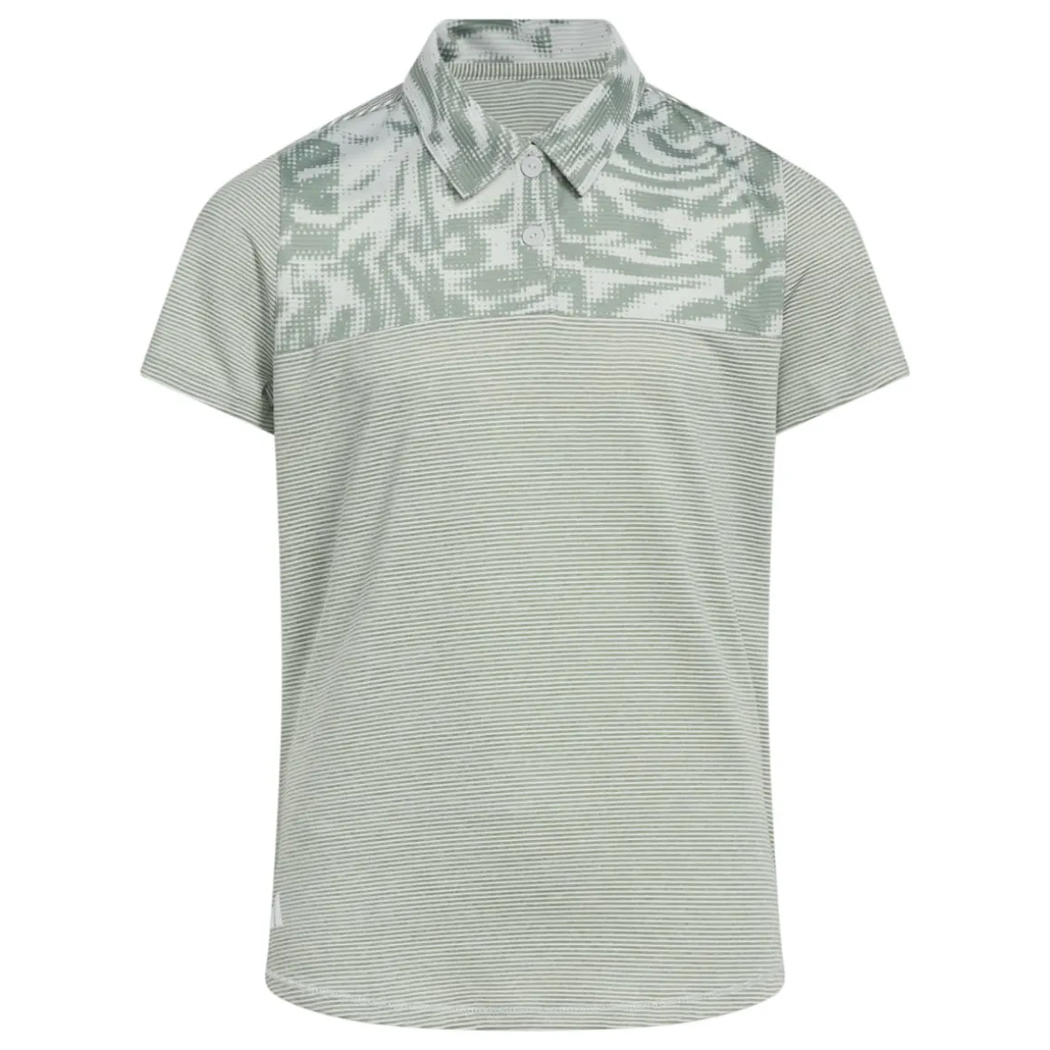 adidas Junior Ottoman Printed Club Golf Polo Shirt