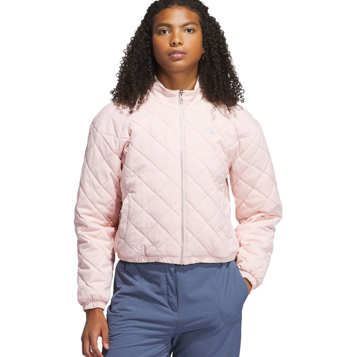 adidas Ladies Go-To Quilted Golf Jacket