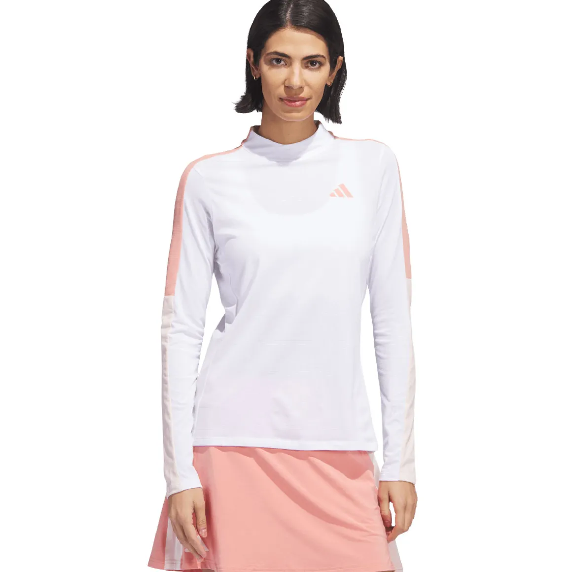 adidas Ladies MWN Mock Golf Mid Layer