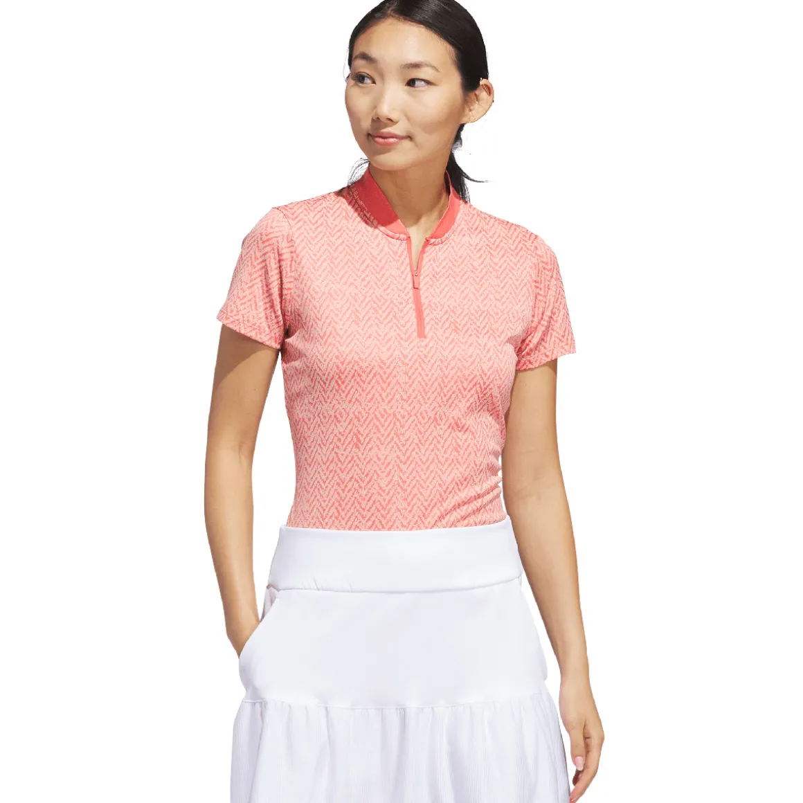 adidas Ladies Ultimate365 Jacquard Golf Polo Shirt