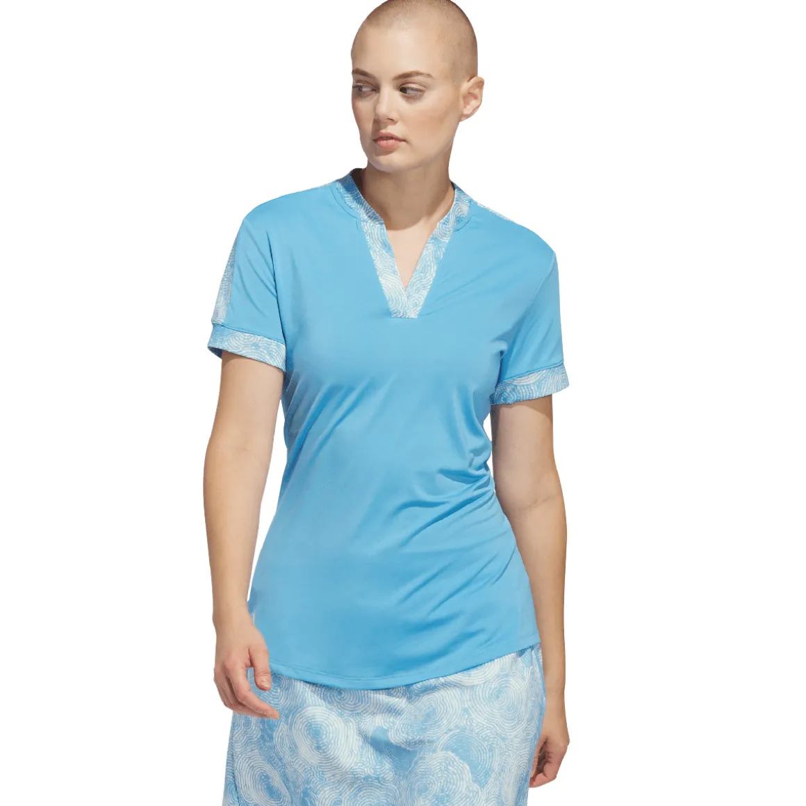 adidas Ladies Ultimate365 Printed Golf Polo Shirt