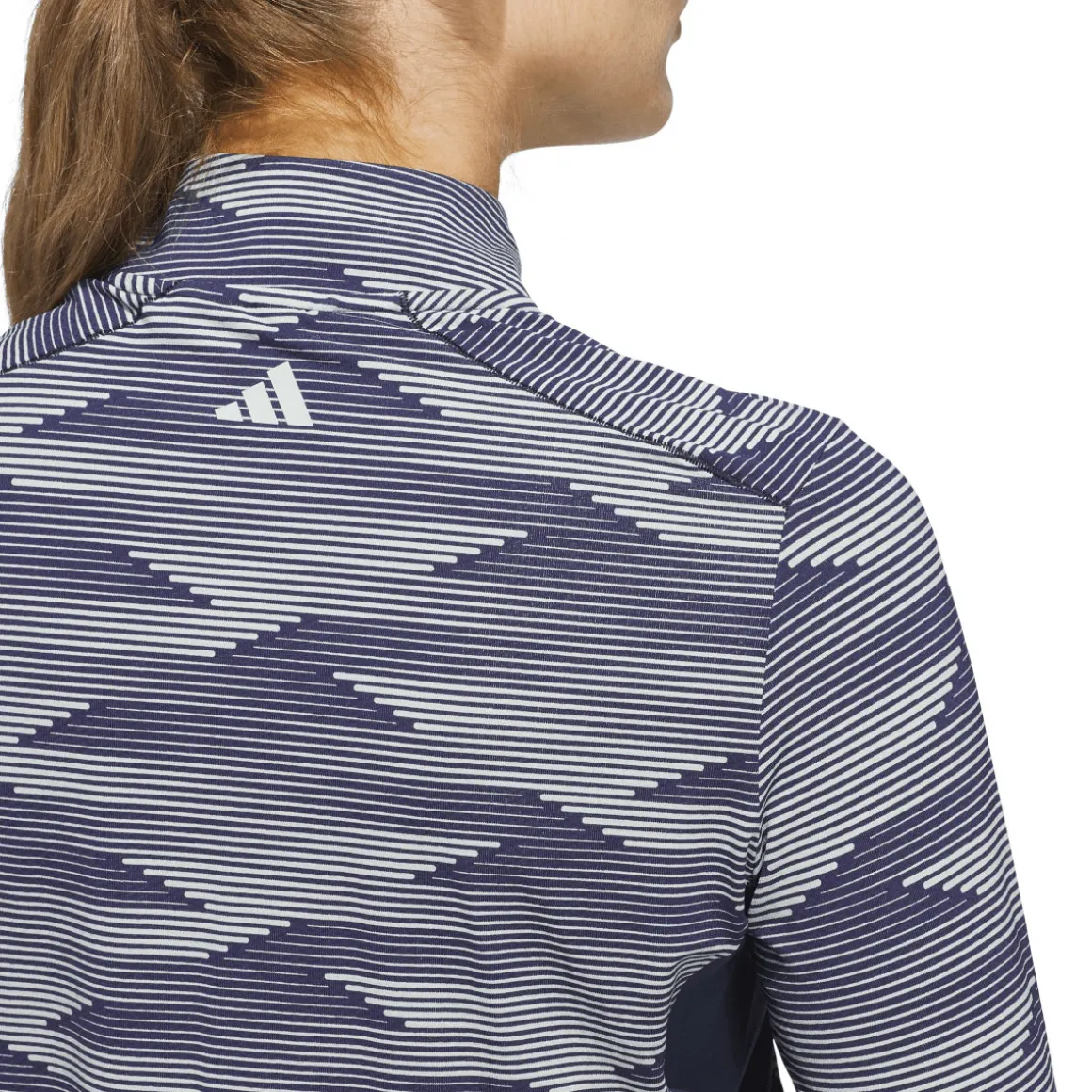 adidas_ladies_ultimate_pr_3.webp adidas Ladies Ultimate365 Printed Quarter Zip Mock Golf Mid Layer