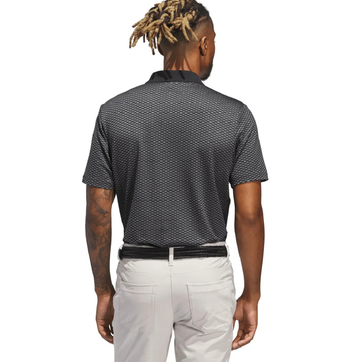 adidas Men's Beyond the Course Textured Golf Polo Shirt