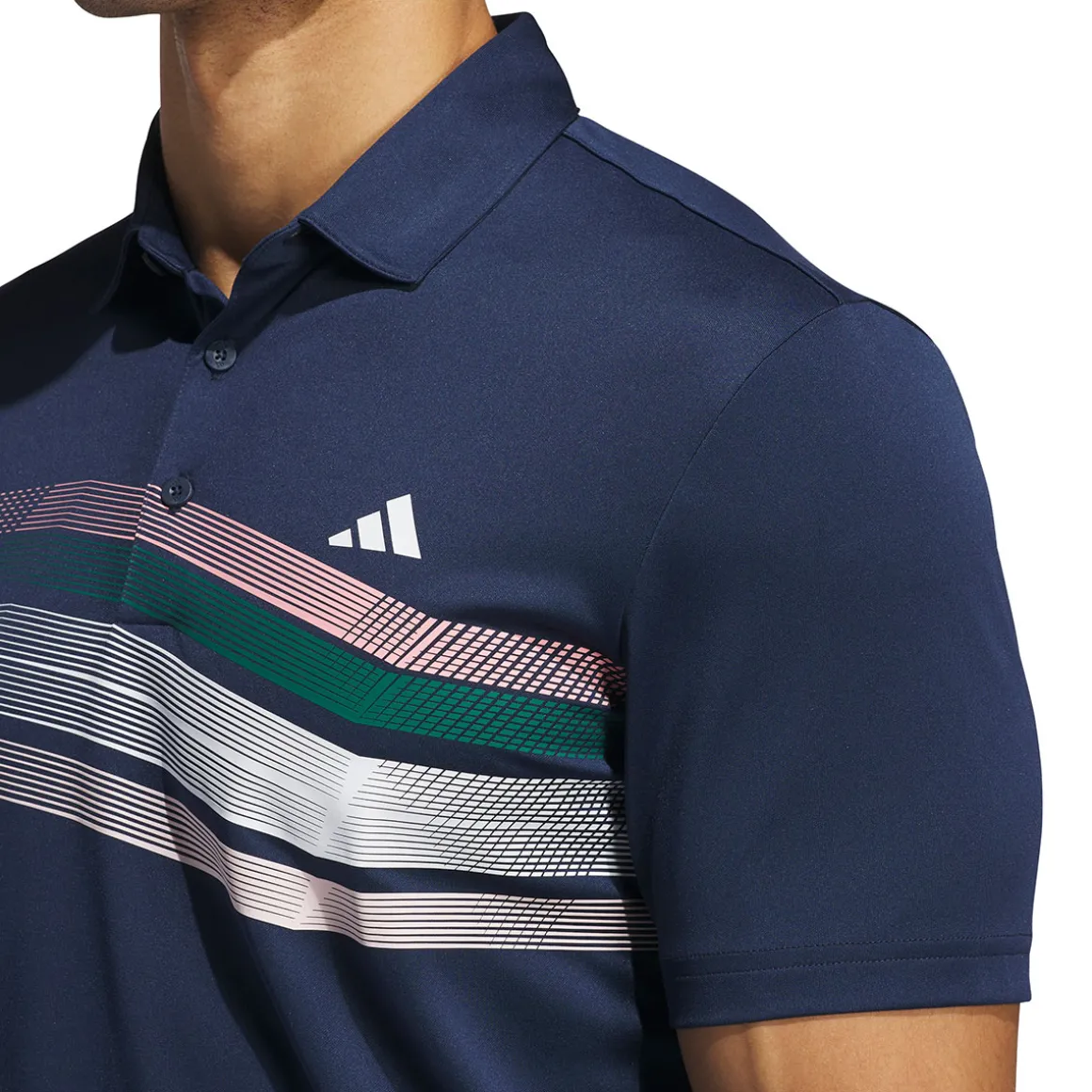 adidas_mens_core_chest_st_2-3.webp adidas Men's Core Chest Stripe Golf Polo Shirt