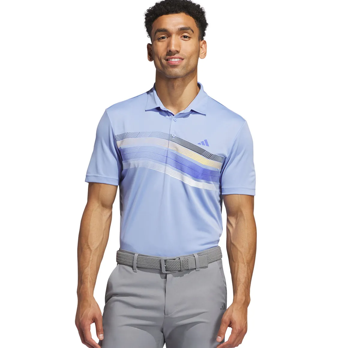 adidas_mens_core_chest_st_5.webp adidas Men's Core Chest Stripe Golf Polo Shirt
