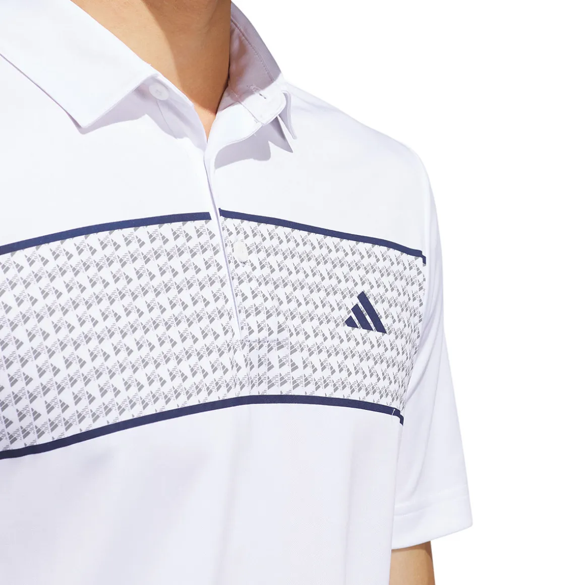 adidas_mens_core_chest_st_7-4.webp adidas Men's Core Chest Stripe Golf Polo Shirt
