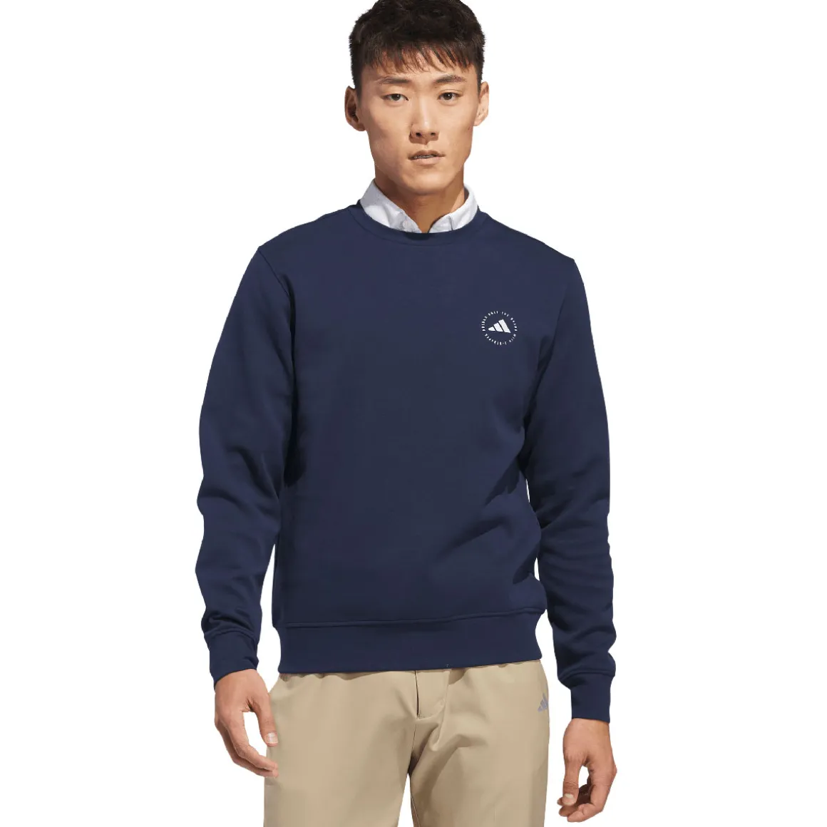 adidas Men's Core Crew Neck Golf Sweater