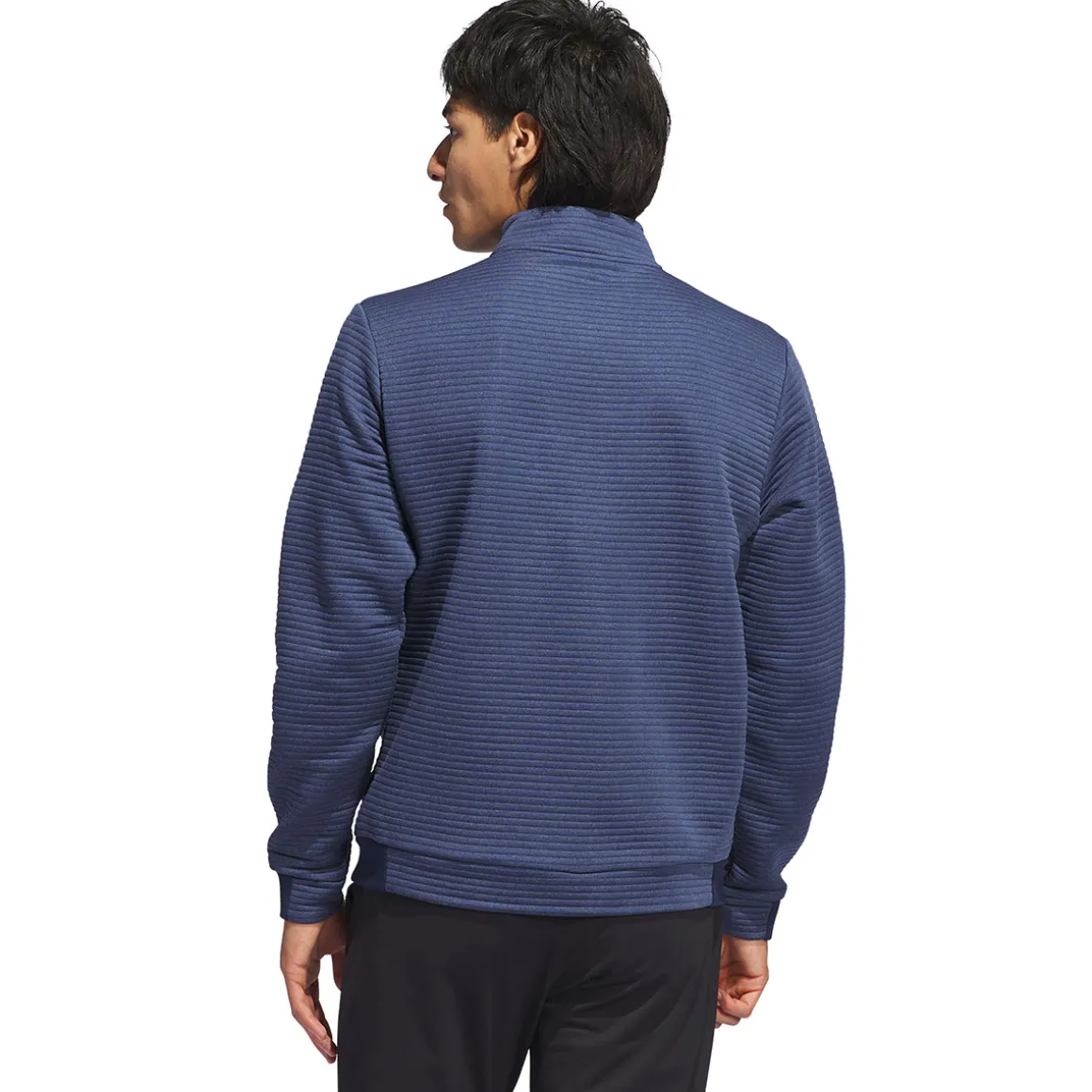 adidas Men's DWR Textured Quarter Zip Golf Mid Layer