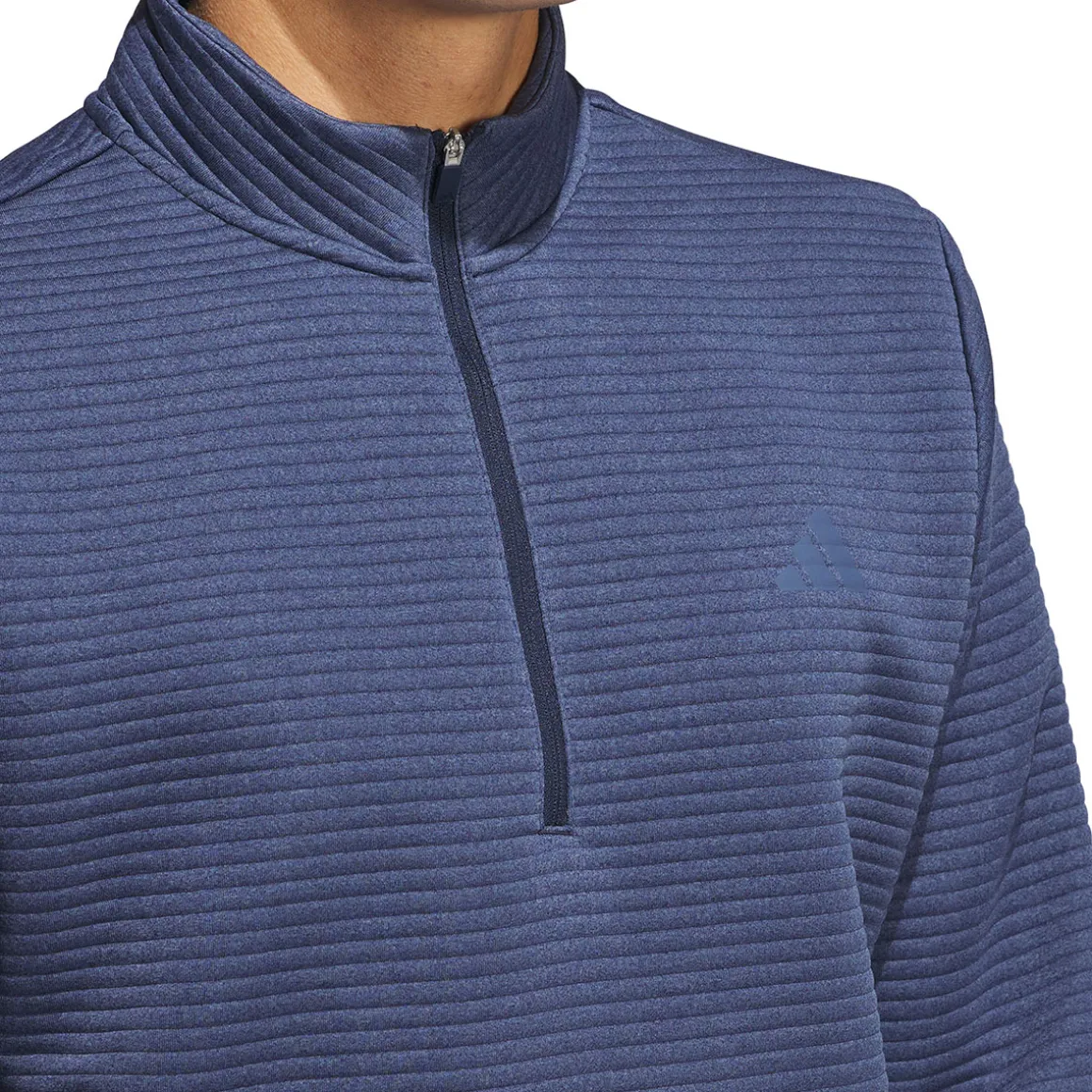 adidas_mens_dwr_textured__2.webp adidas Men's DWR Textured Quarter Zip Golf Mid Layer