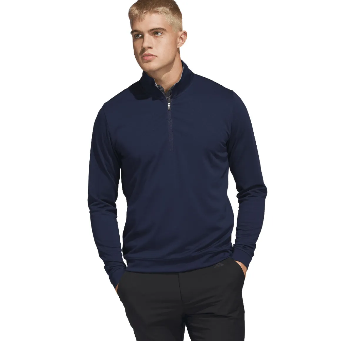adidas Men's Elevated Half Zip Golf Midlayer