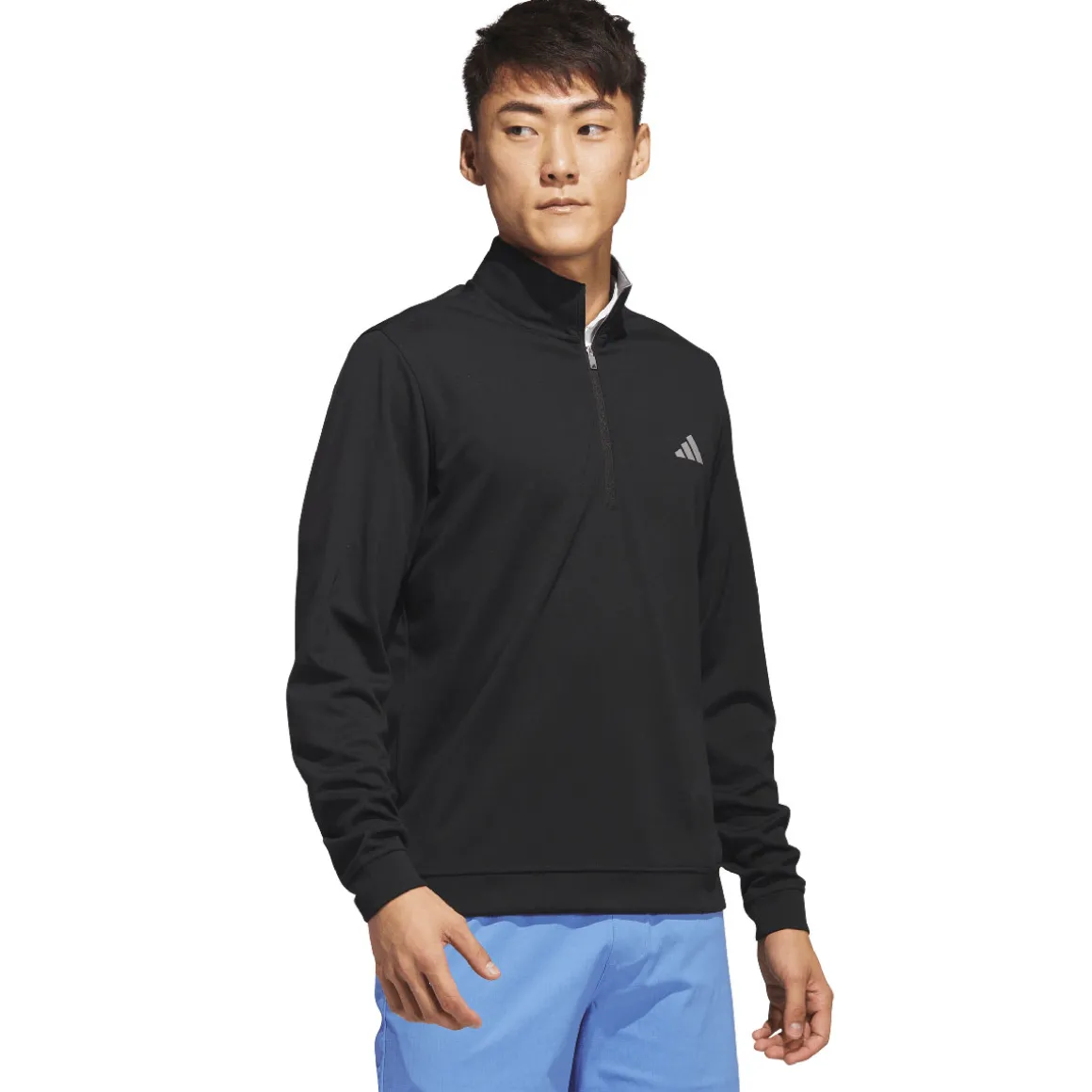 adidas Men's Elevated Quarter Zip Golf Midlayer