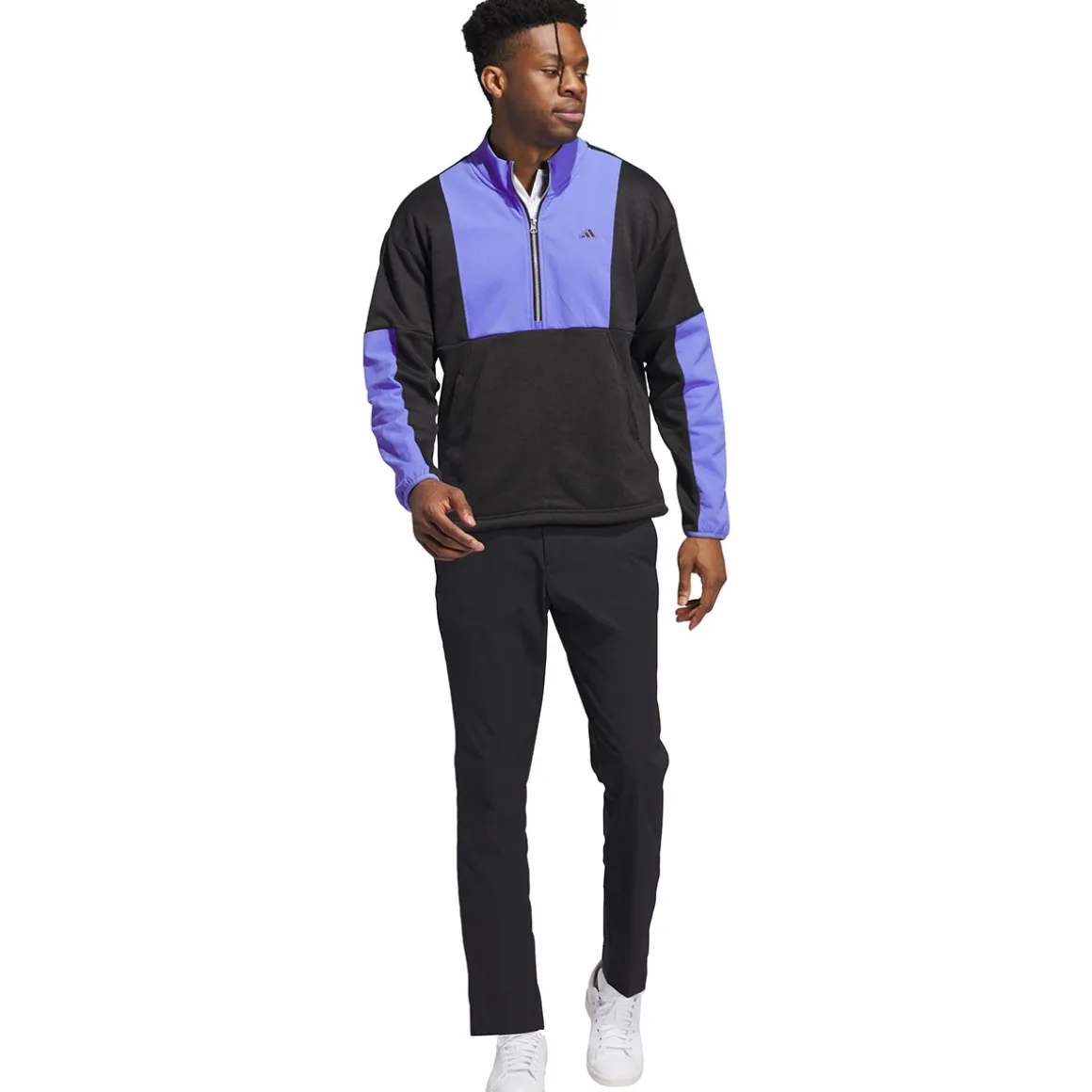 adidas_mens_goto_dwr_hybr_4.webp adidas Men's Go-To DWR Hybrid Half Zip Golf Mid Layer