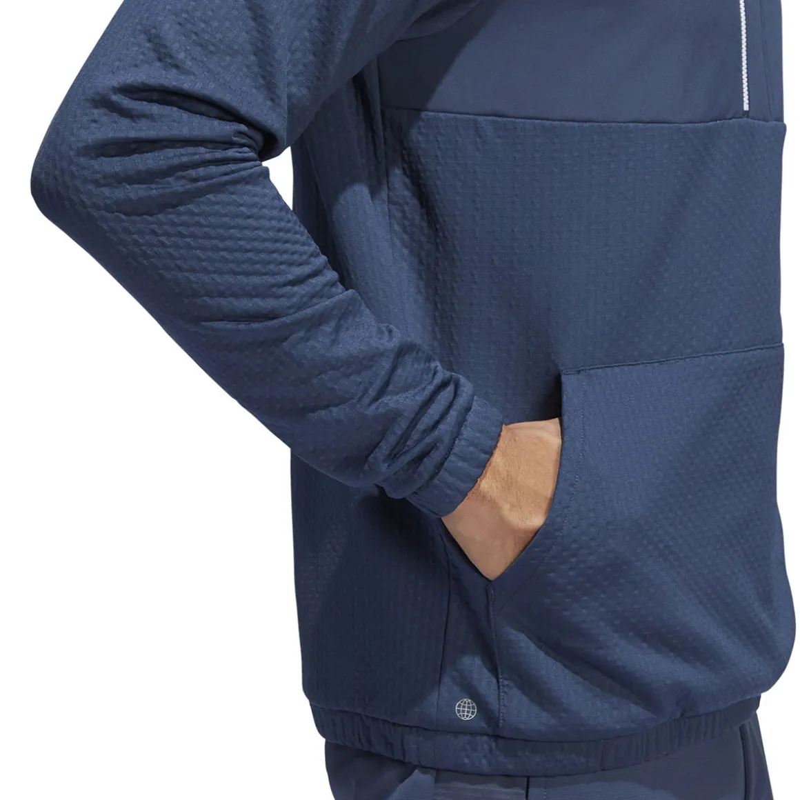 adidas_mens_half_zip_flee_5.webp adidas Men's Half Zip Fleece Hooded Golf Midlayer