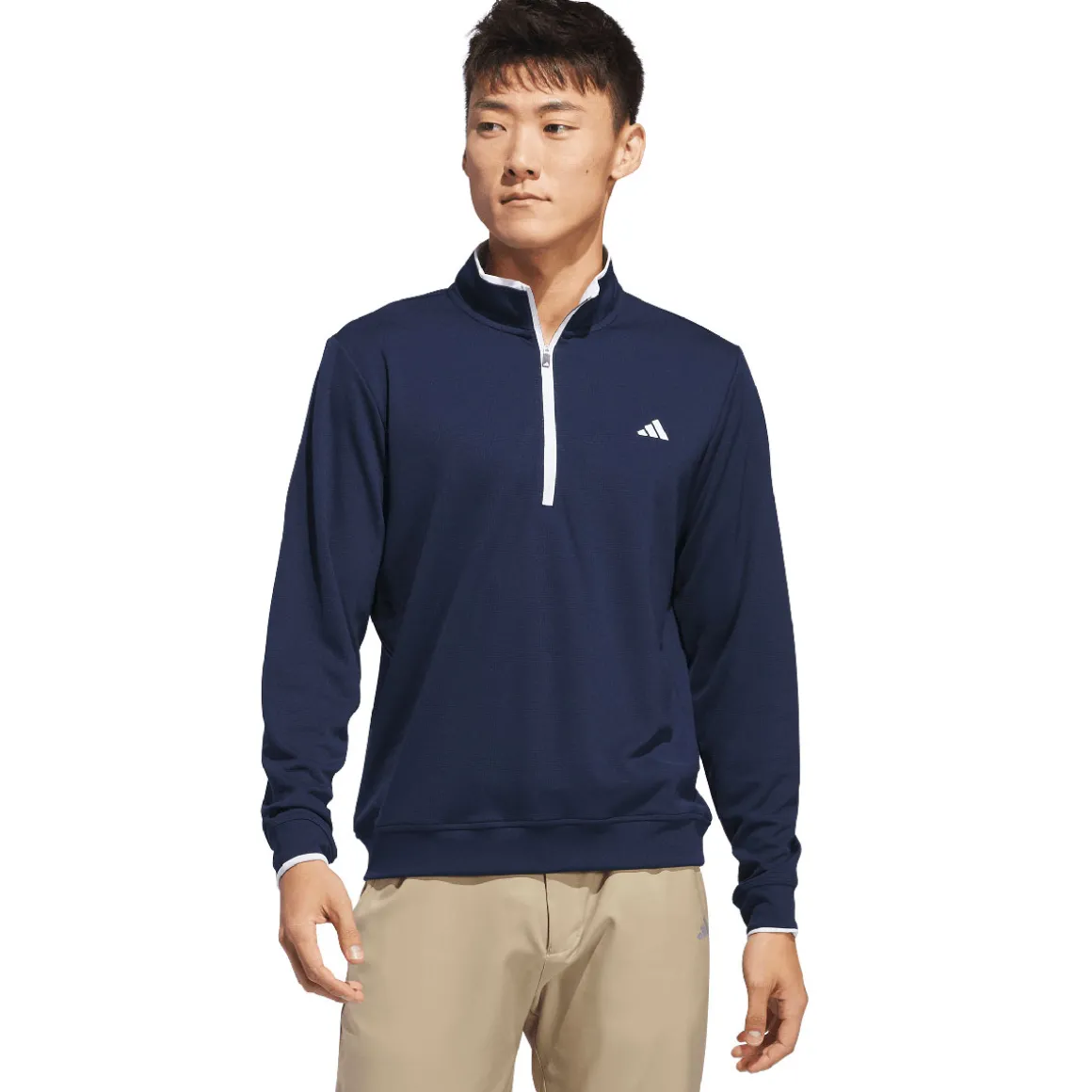 adidas Men's Lightweight Half Zip Golf Midlayer