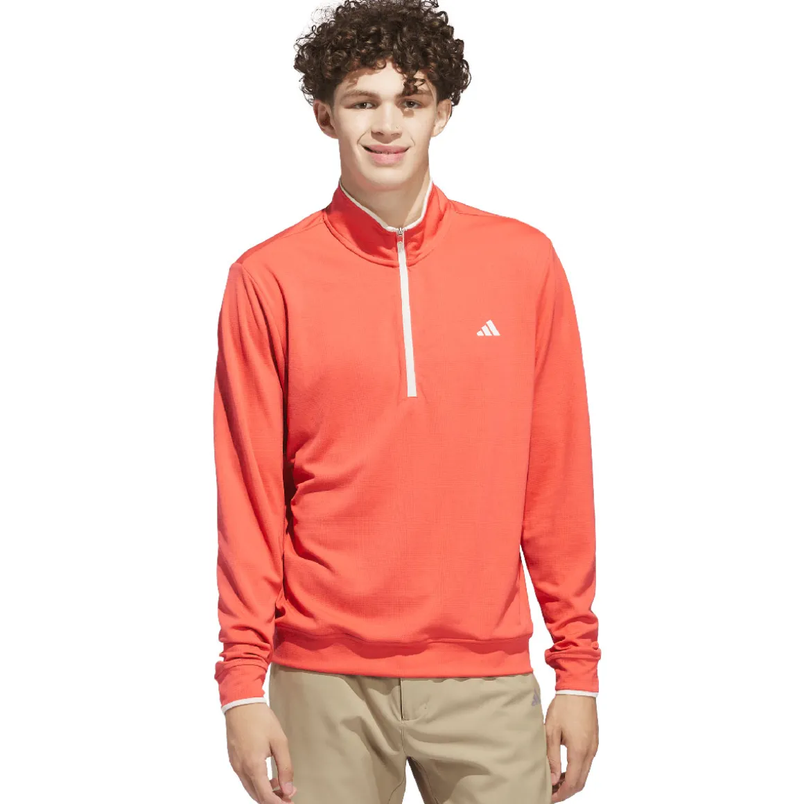 adidas Men's Lightweight Half Zip Golf Midlayer