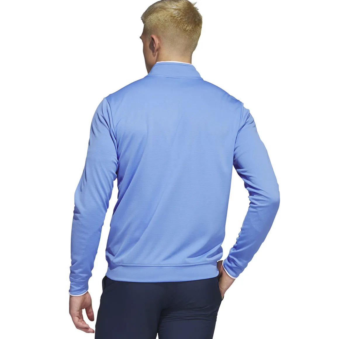 adidas Men's PRIMEGREEN UPF Half Zip Golf Midlayer
