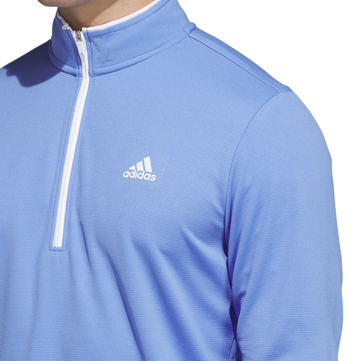adidas_mens_primegreen_up_2.webp adidas Men's PRIMEGREEN UPF Half Zip Golf Midlayer