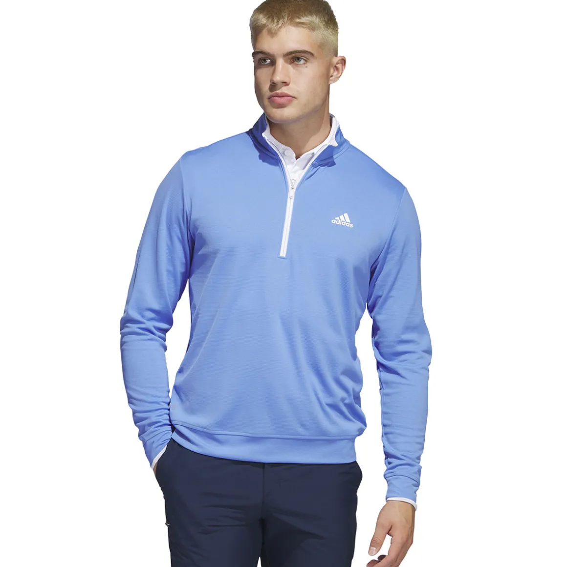 adidas_mens_primegreen_up_5-1.webp adidas Men's PRIMEGREEN UPF Half Zip Golf Midlayer