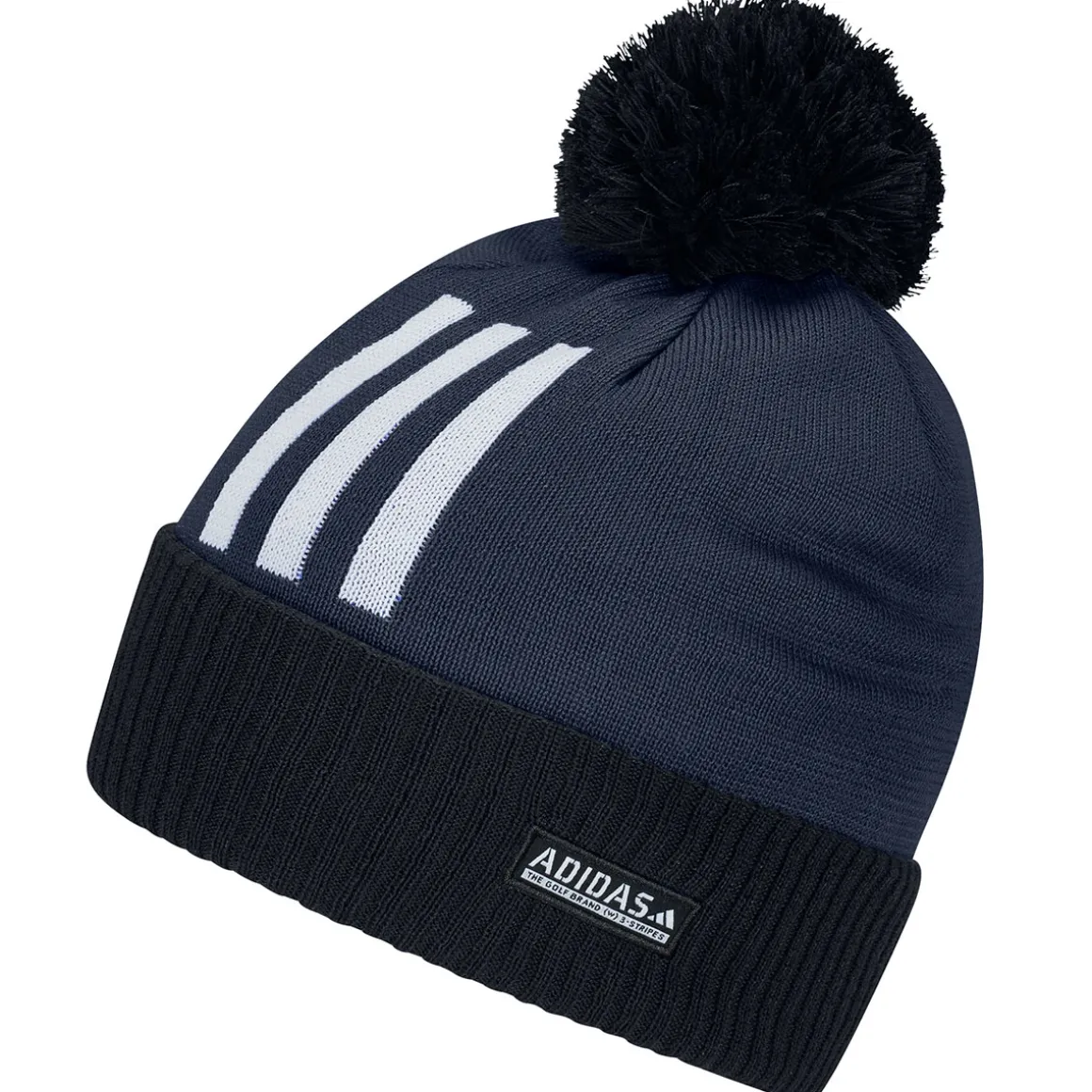adidas_mens_three_stripe__2-2.webp adidas Men's Three Stripe Pom Golf Beanie
