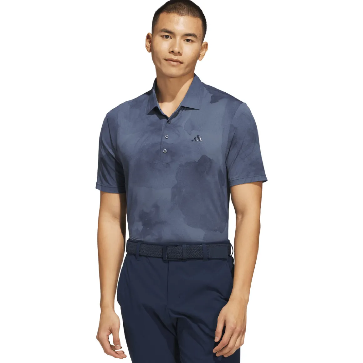 adidas Men's Ultimate365 Tour Printed Left Chest Golf Polo Shirt