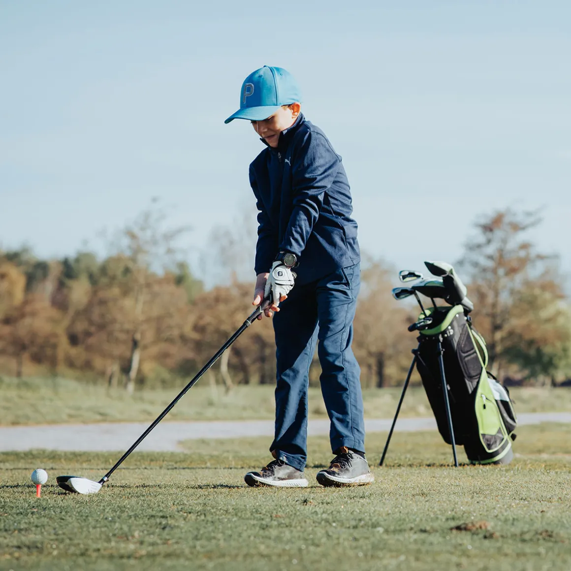 benross_aero_green___rdqu_4.webp Benross Aero Green 49 - 55” HL Junior Golf Driver