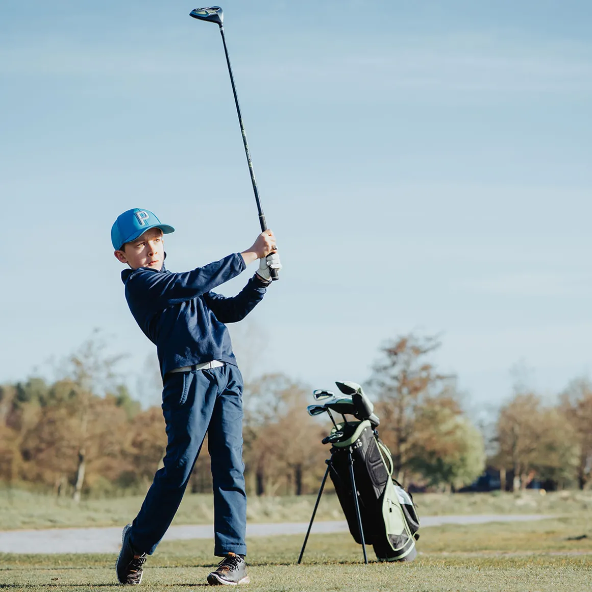 benross_aero_green___rdqu_6.webp Benross Aero Green 49 - 55” HL Junior Golf Driver