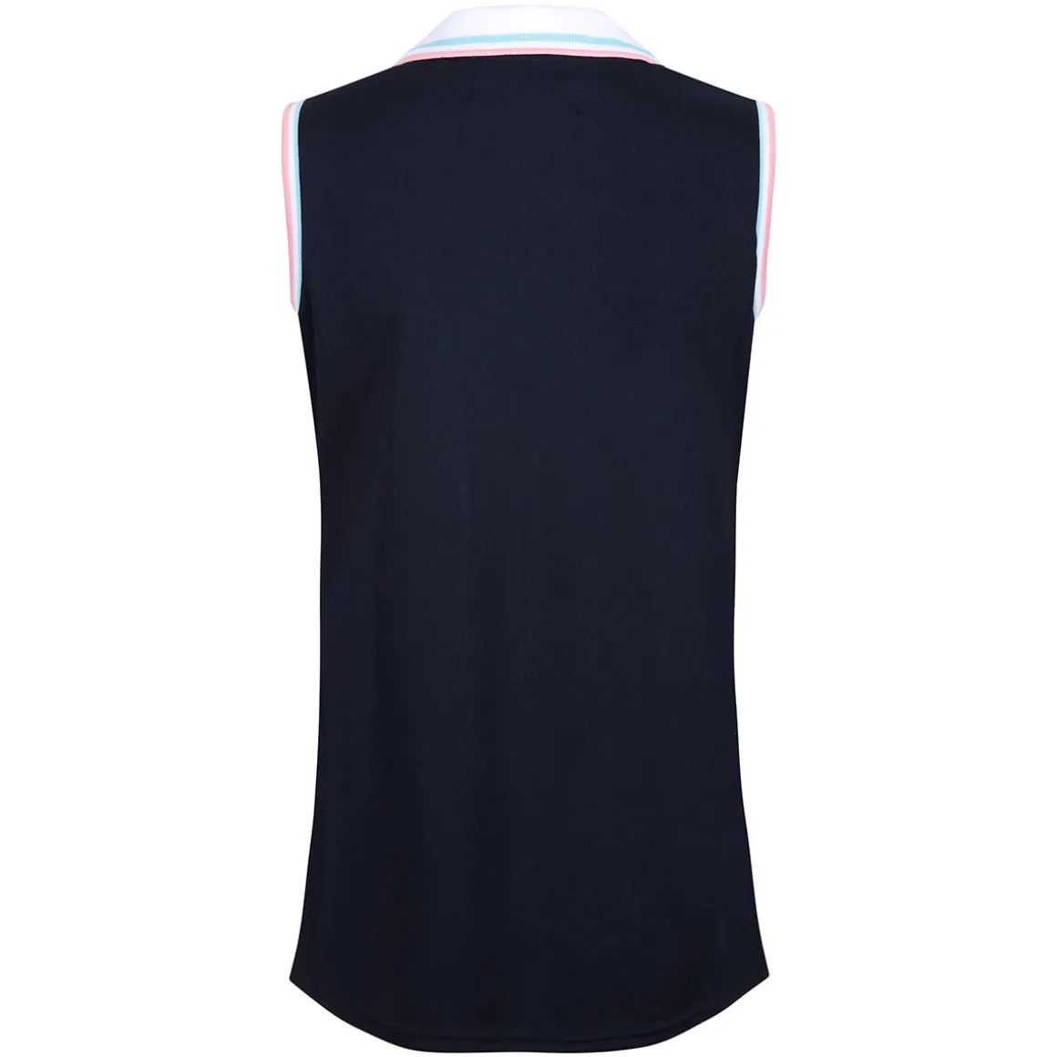 Benross Ladies Tipped Sleeveless Stretch Golf Polo Shirt