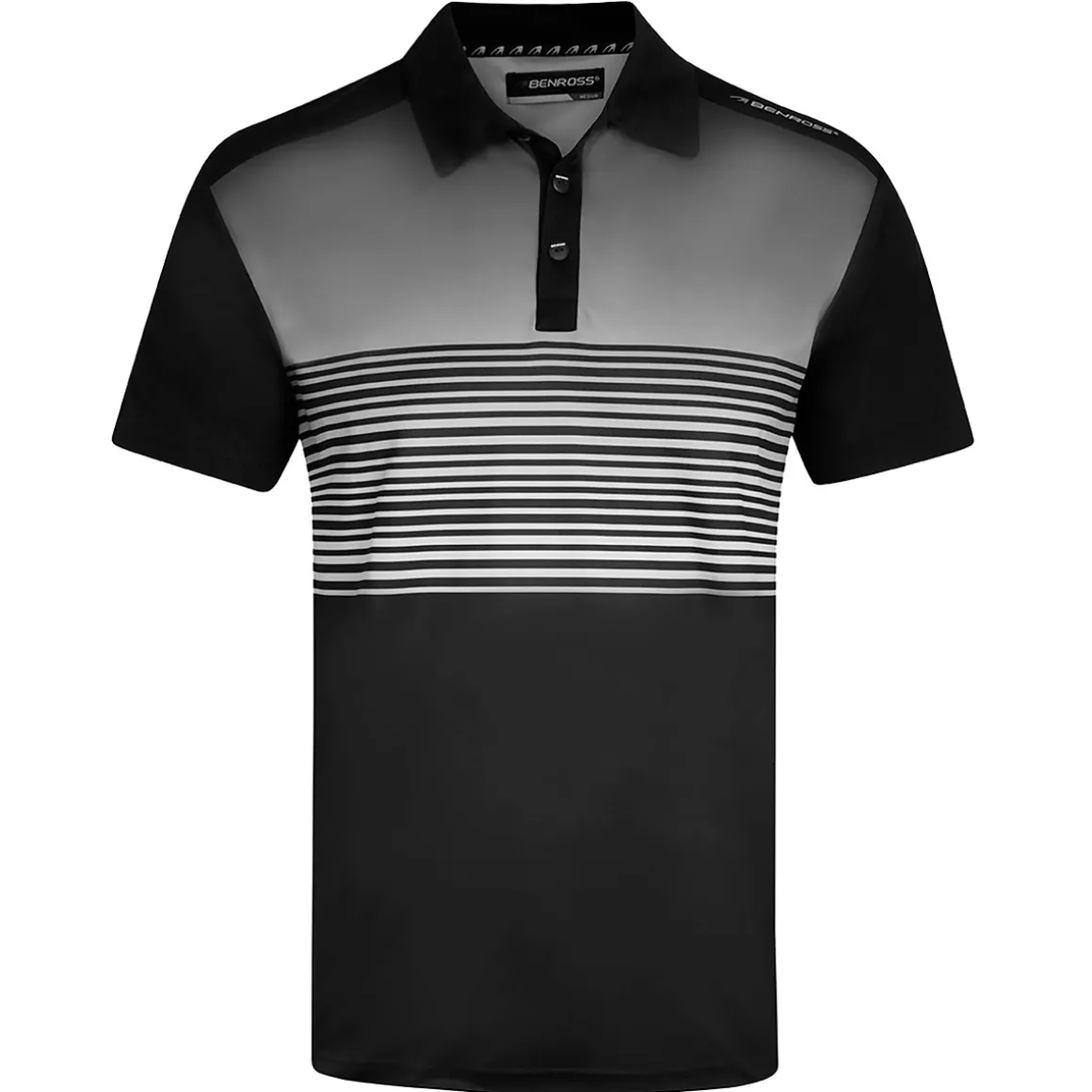 benross_mens_fade_stripe__2-1.webp Benross Men's Fade Stripe Stretch Golf Polo Shirt