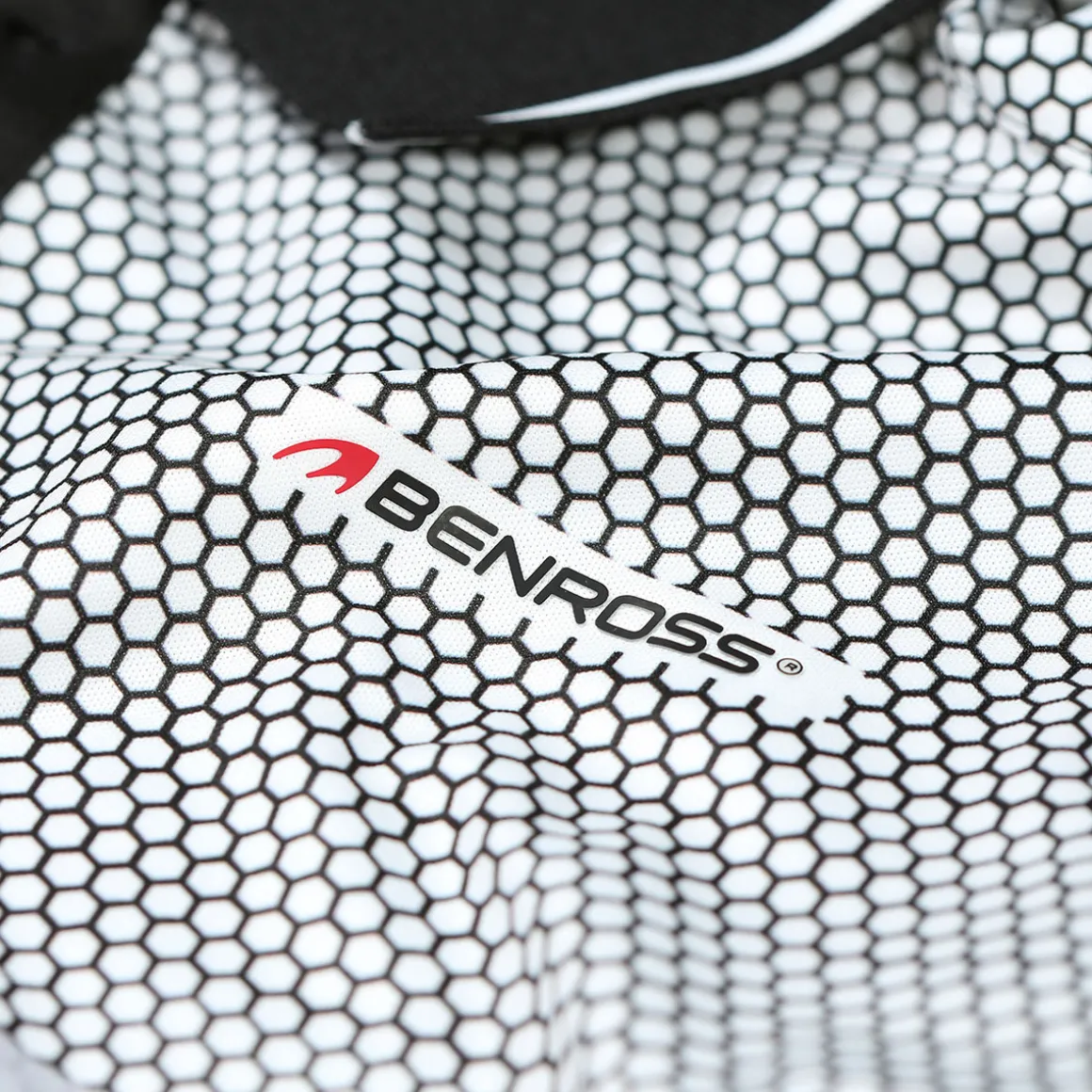 benross_mens_hex_print_st_2.webp Benross Men's Hex Print Stretch Golf Polo Shirt
