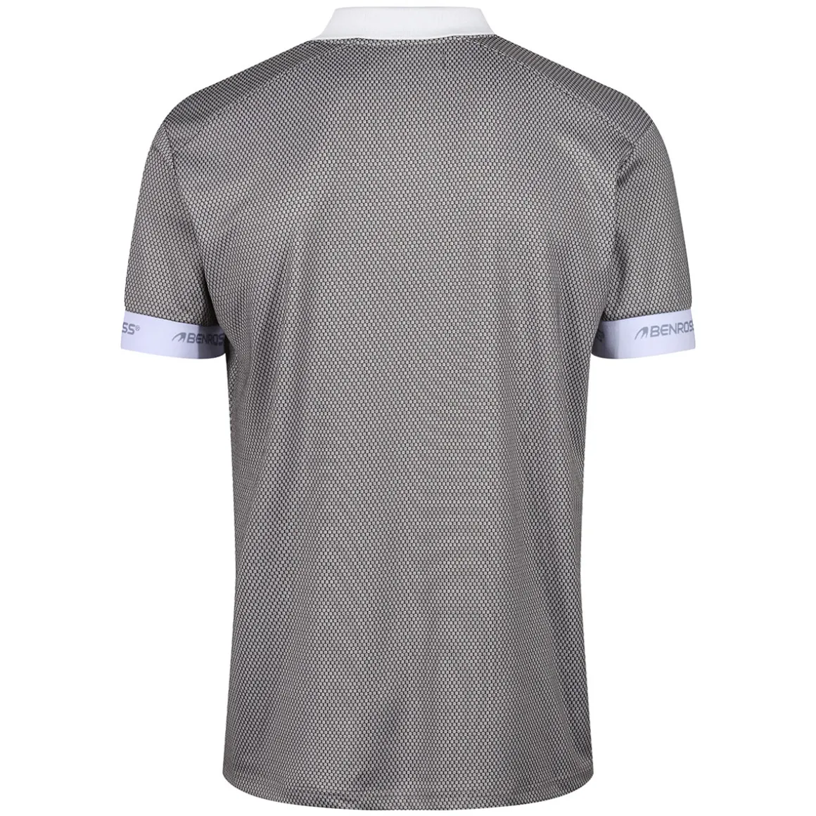Benross Men's Honeycomb Jacquard Golf Polo Shirt