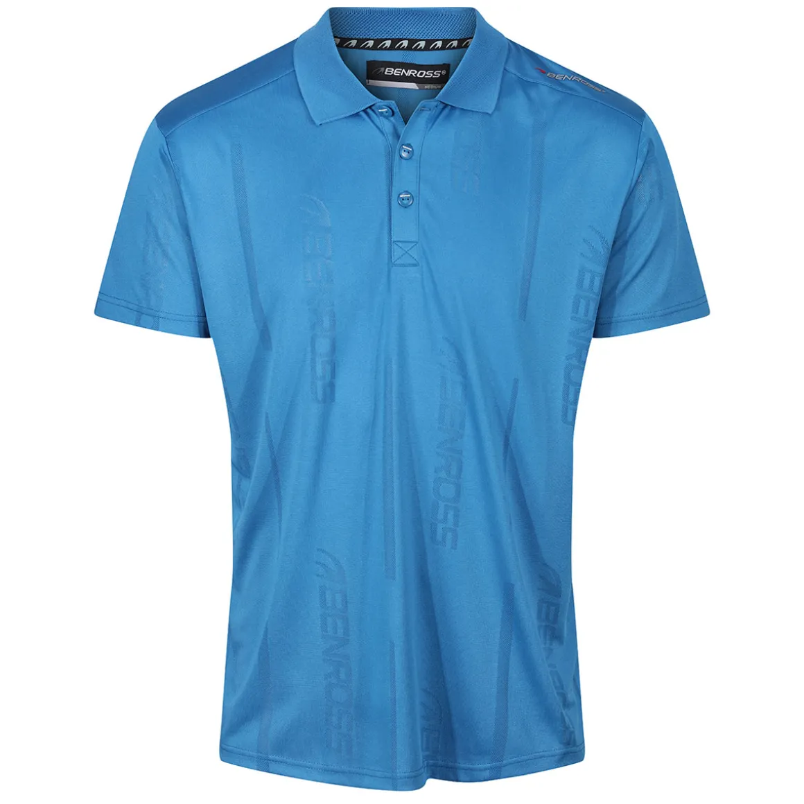 Benross Men's Jacquard Golf Polo Shirt