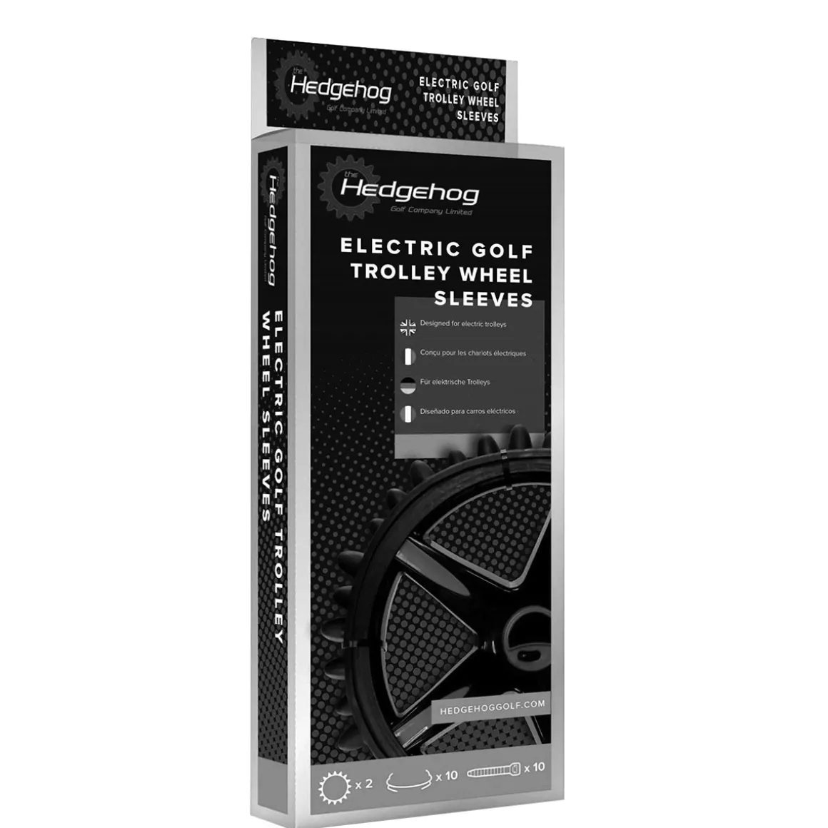 Brand Fusion Hedgehog Electric Golf Trolley Wheel Sleeves