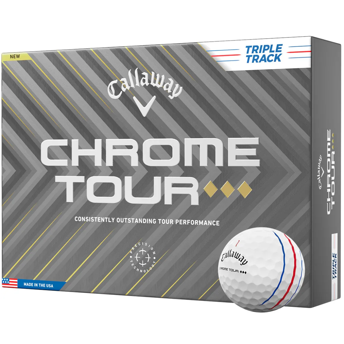 Callaway Chrome Triple Diamond Triple Track 12 Golf Ball Pack