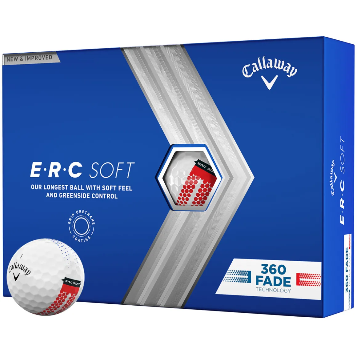 Callaway E.R.C Soft 360 Fade 12 Golf Ball Pack