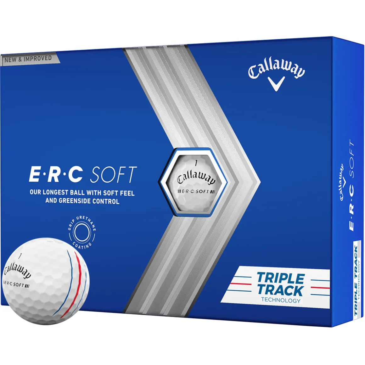 Callaway E.R.C Soft Triple Track 12 Golf Ball Pack