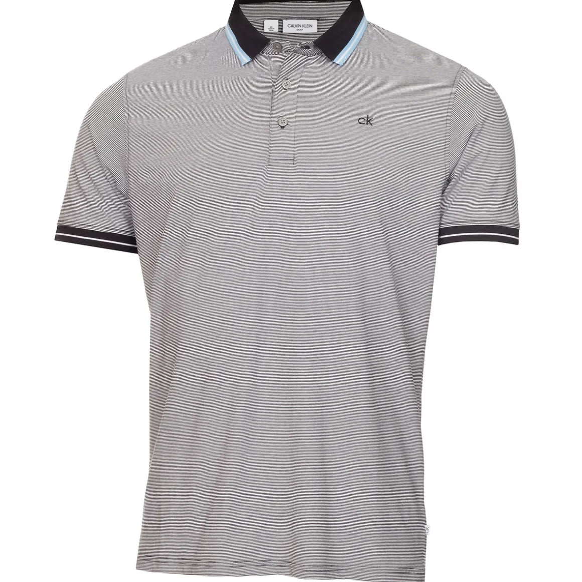 Calvin Klein Men's Blade Mini Stripe Golf Polo Shirt