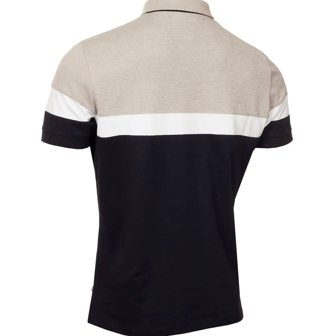 Calvin Klein Men's Chest Stripe Block Golf Polo Shirt