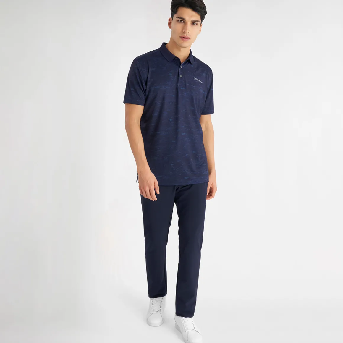 calvin_klein_mens_texture_4.webp Calvin Klein Men's Textured Slate Print Golf Polo Shirt