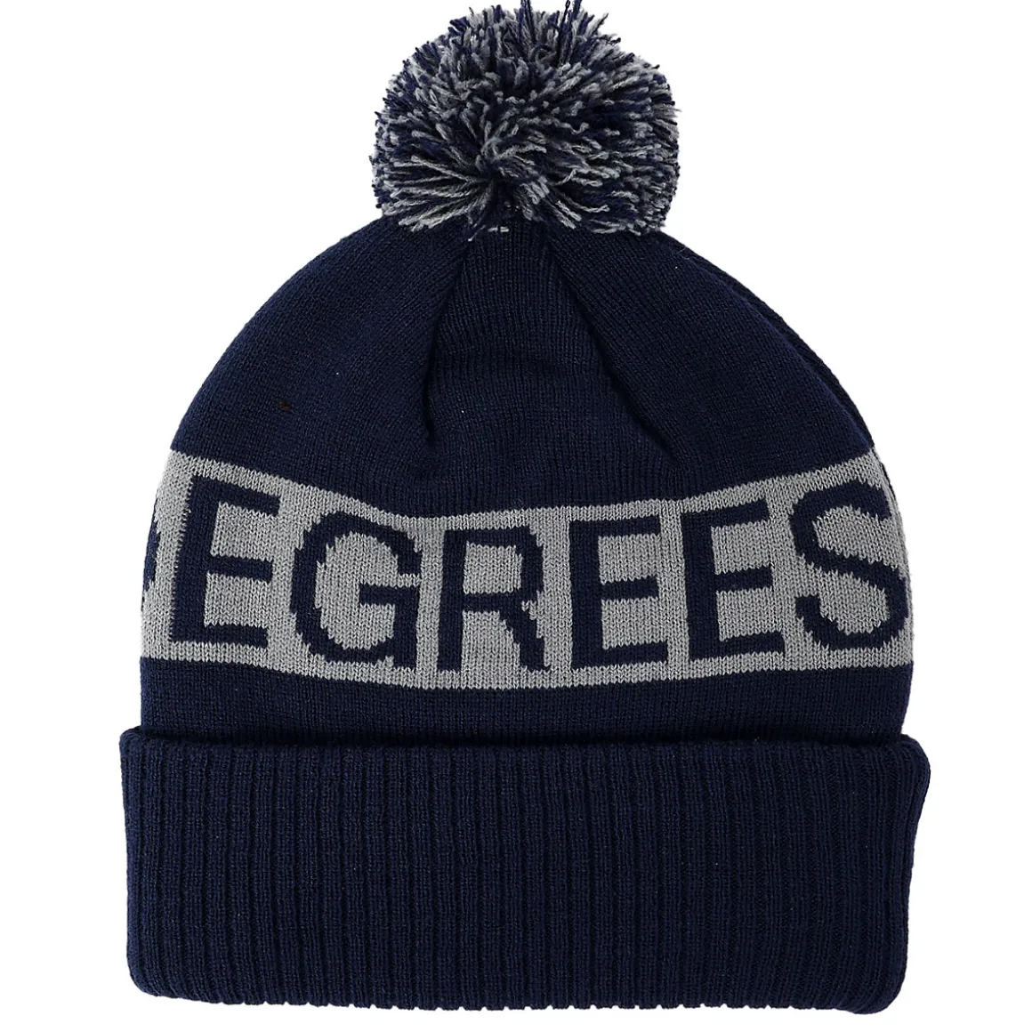 11 Degrees Fleece Lined Graphic POM Golf Beanie