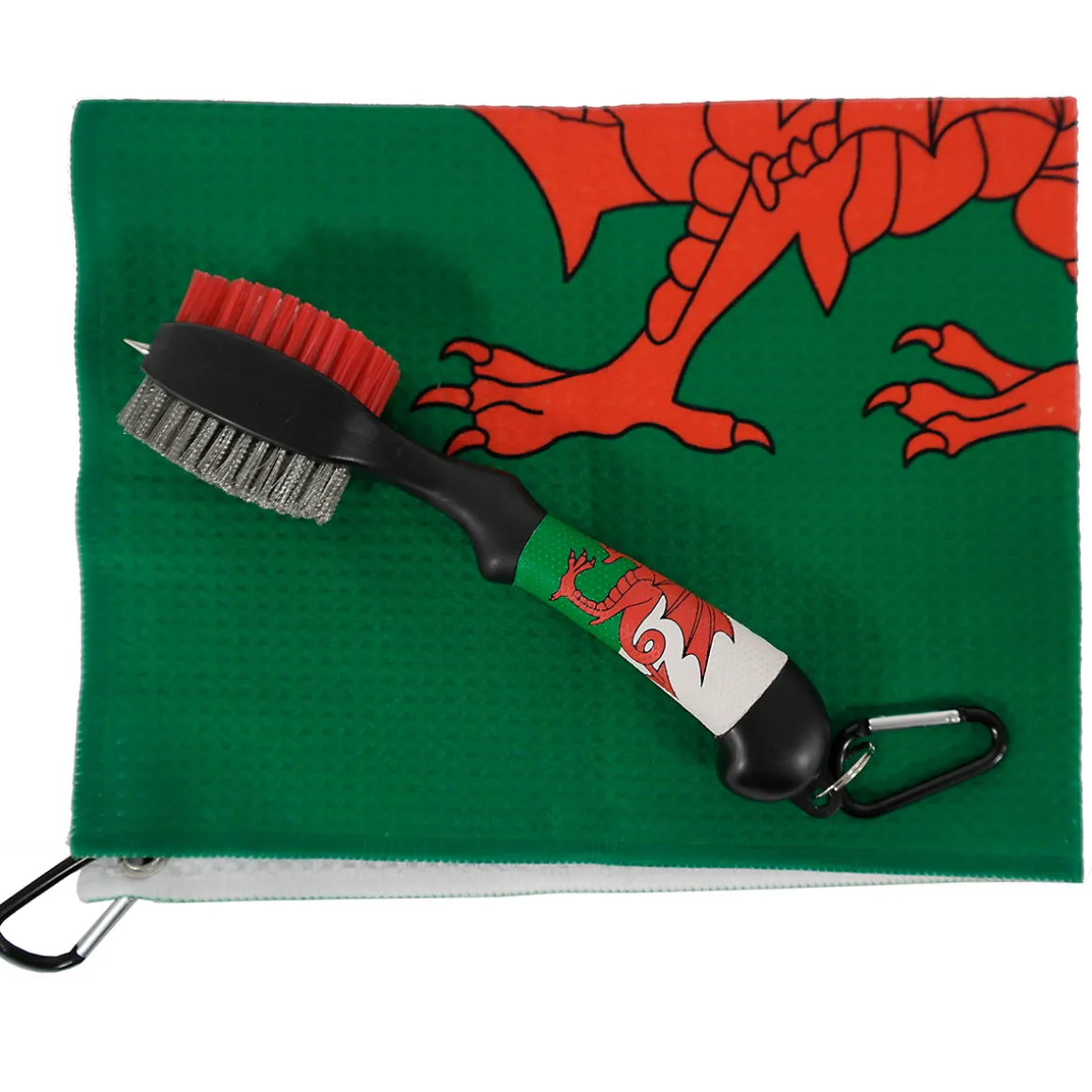 Deluxe Towel & Brush Golf Cleaning Set