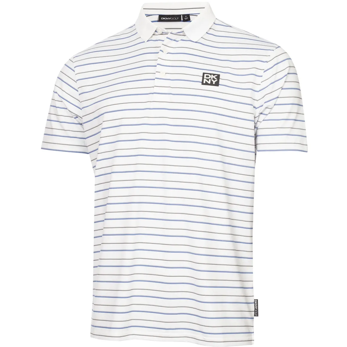 DKNY Men's Multi-Stripe Golf Polo Shirt
