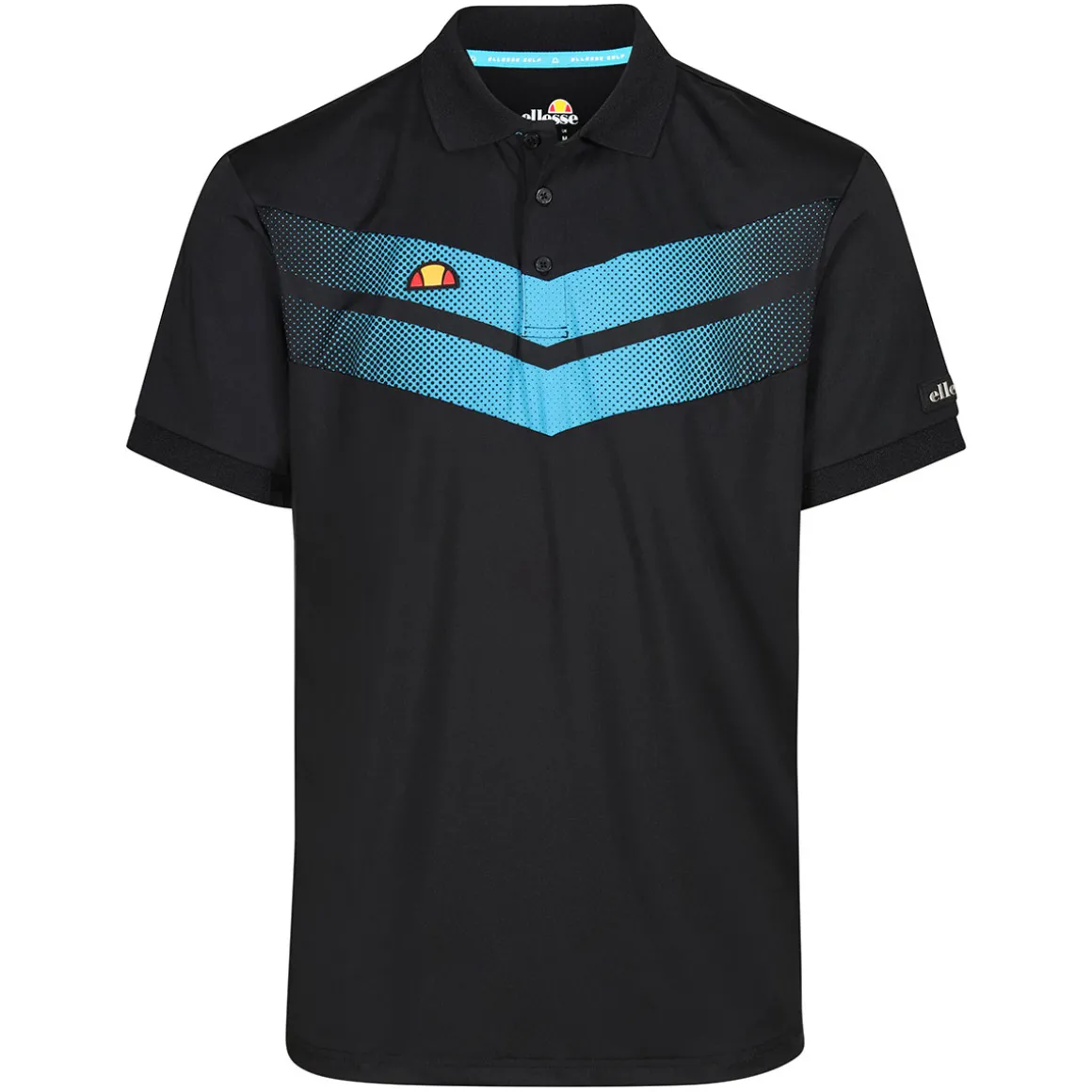 Ellesse Men's Fallerone Chev Golf Polo Shirt