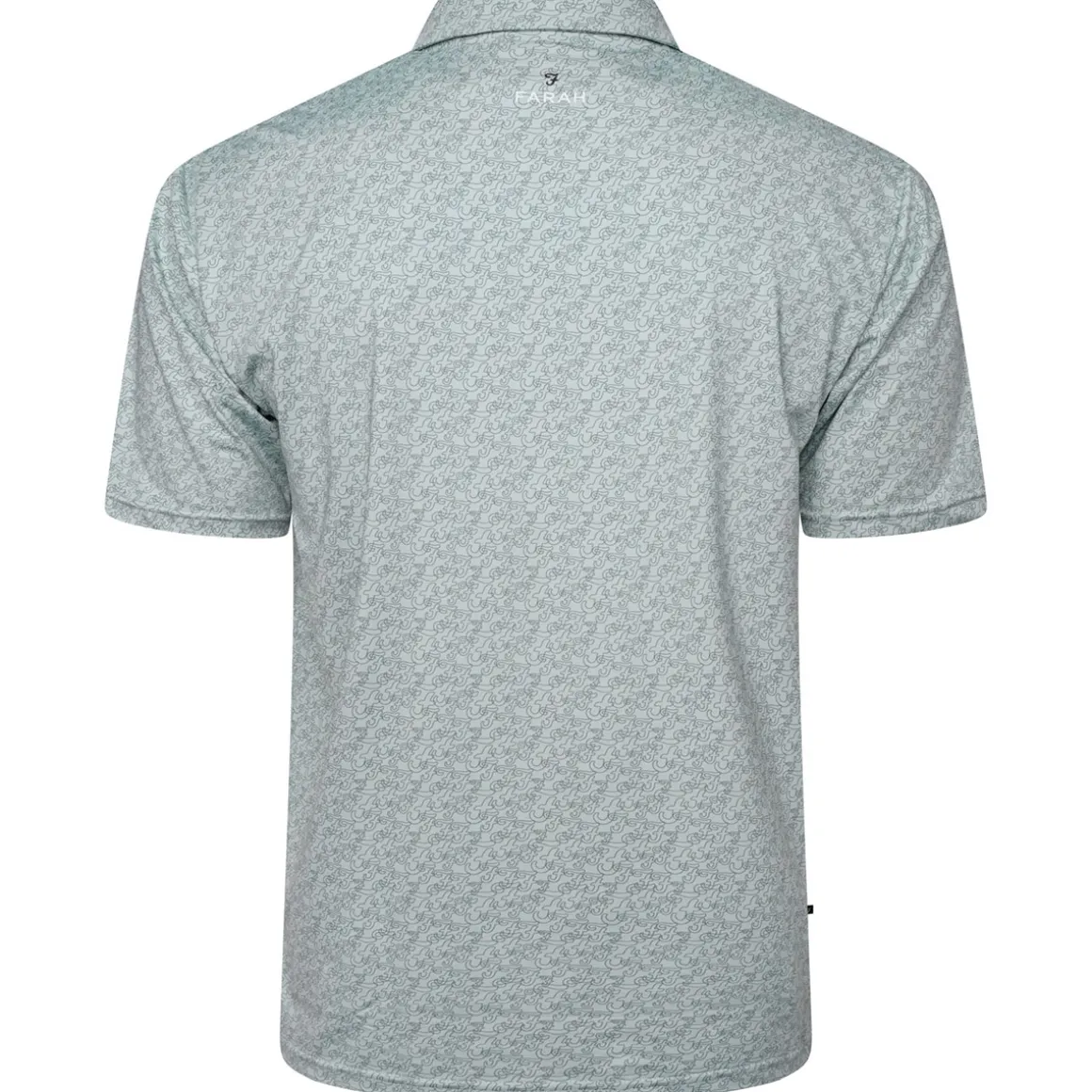 Farah Men's Durant All-Over Print Golf Polo Shirt