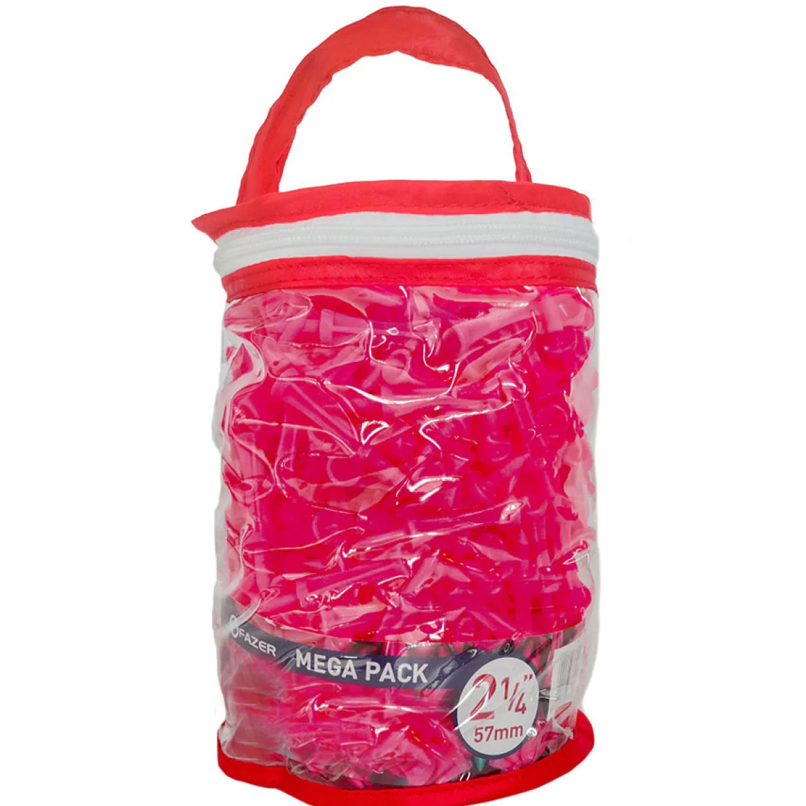 Fazer Graduated Plastic 69mm Pink Tees 200 Pack