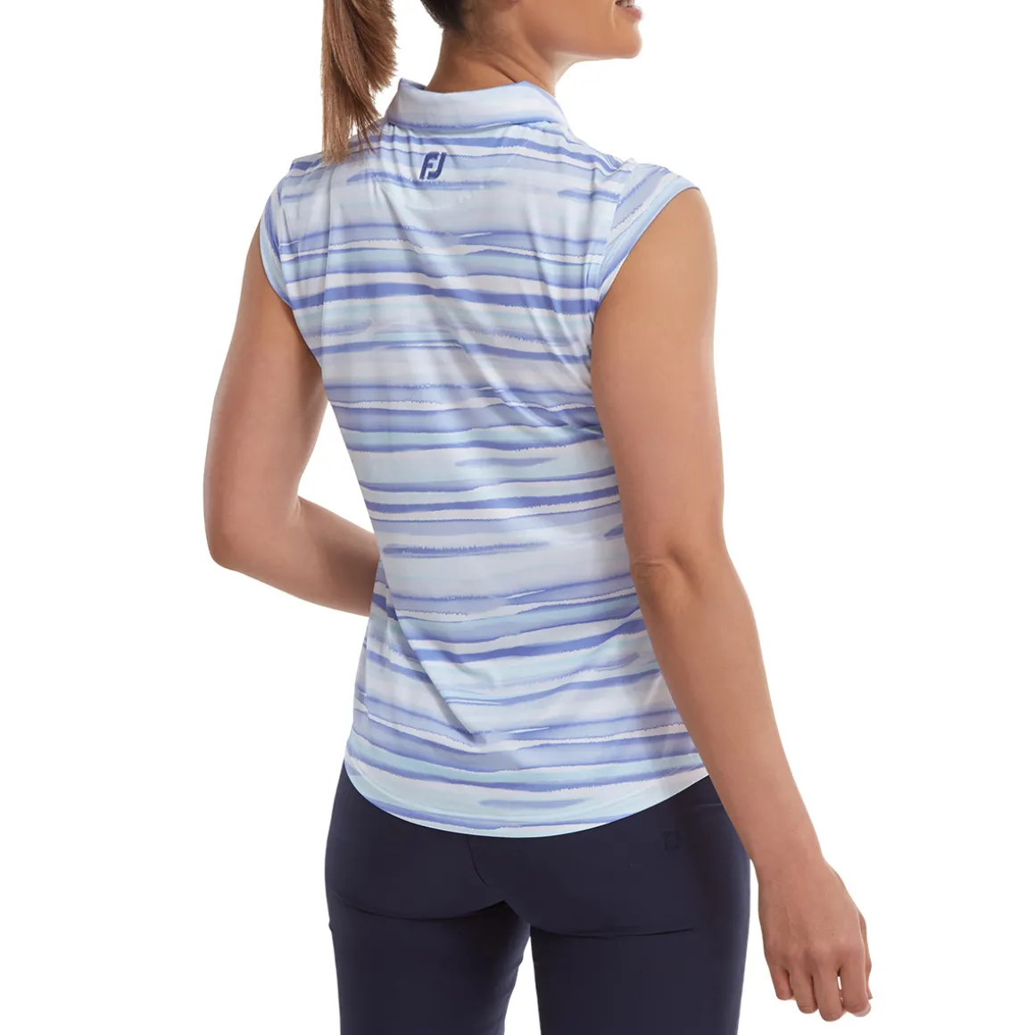 footjoy_ladies_cap_sleeve_6-1.webp FootJoy Ladies Cap Sleeve Watercolour Print Lisle Golf Polo Shirt