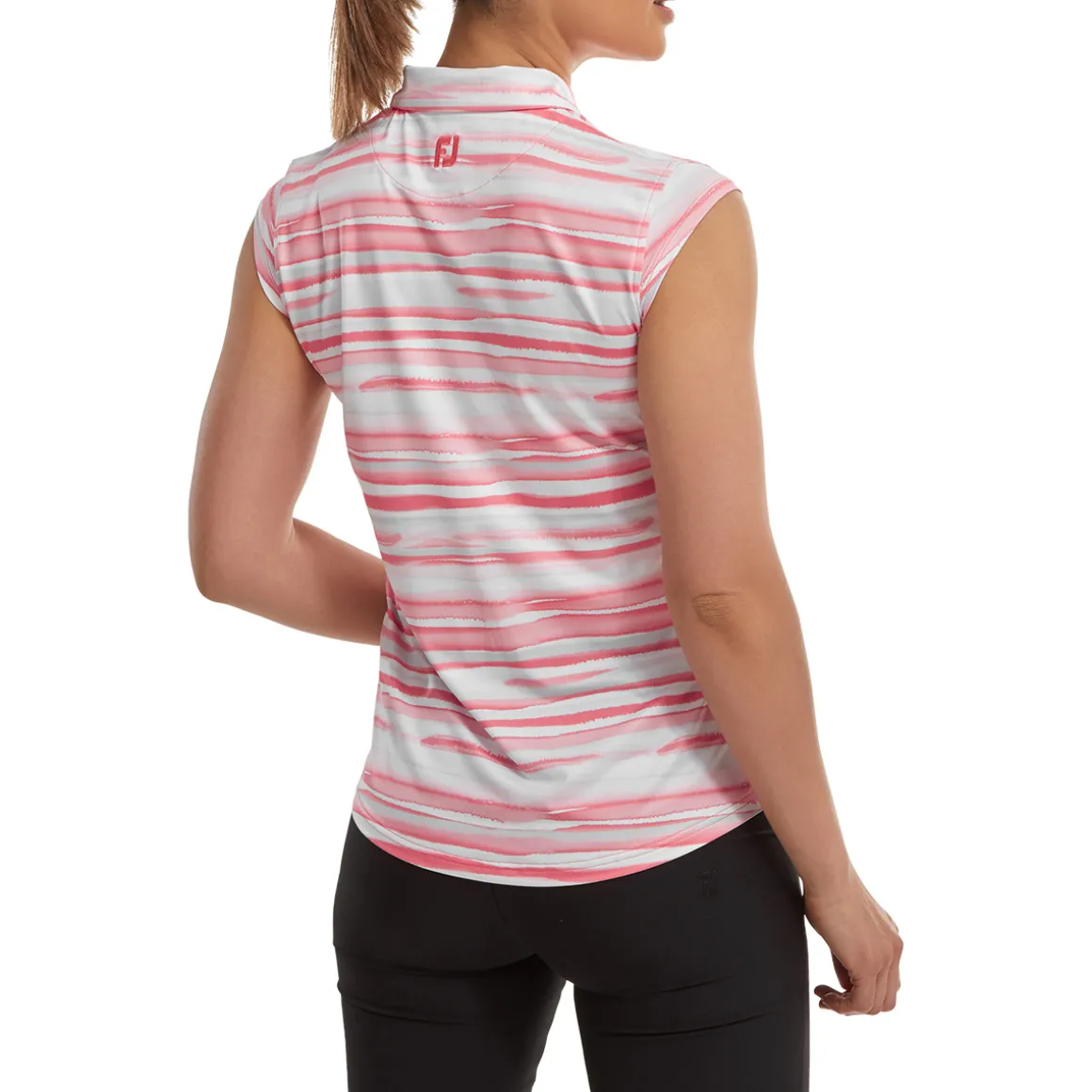 footjoy_ladies_cap_sleeve_6.webp FootJoy Ladies Cap Sleeve Watercolour Print Lisle Golf Polo Shirt