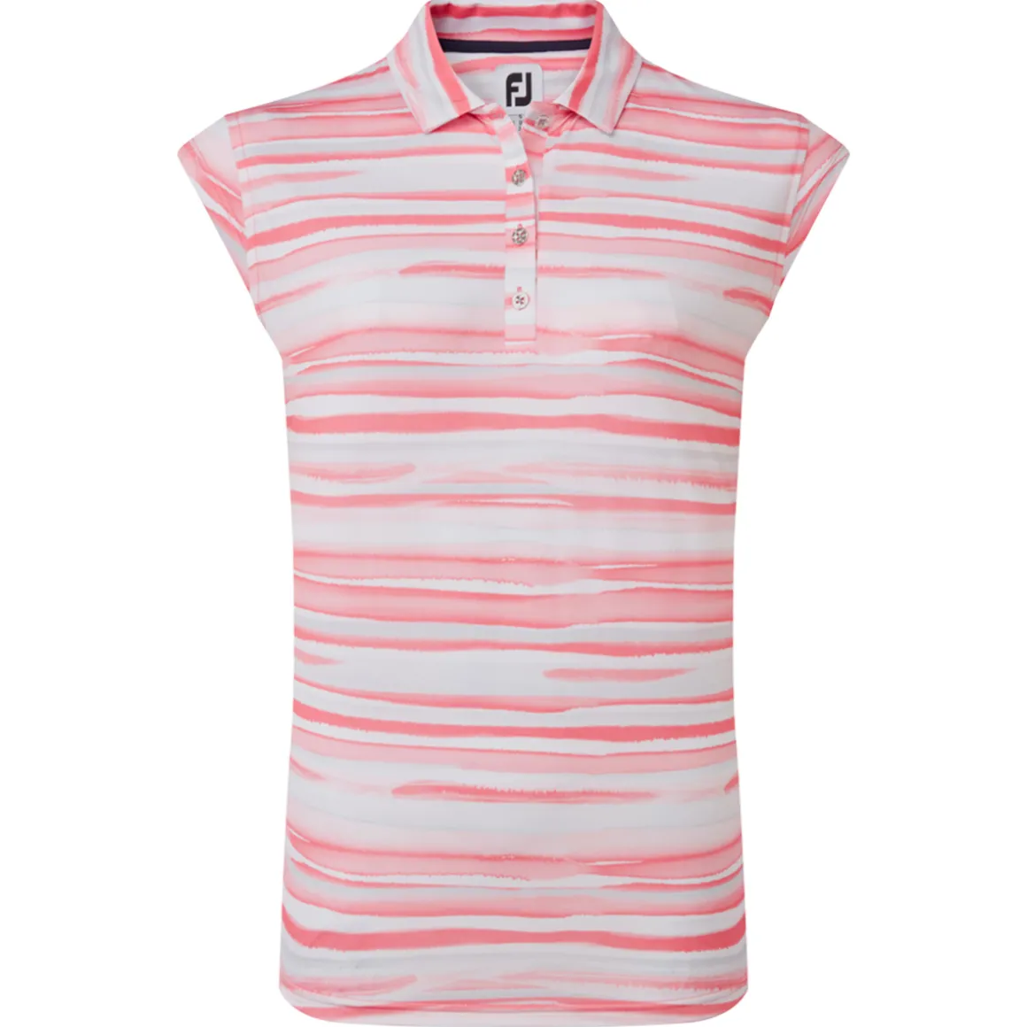 footjoy_ladies_cap_sleeve_8.webp FootJoy Ladies Cap Sleeve Watercolour Print Lisle Golf Polo Shirt