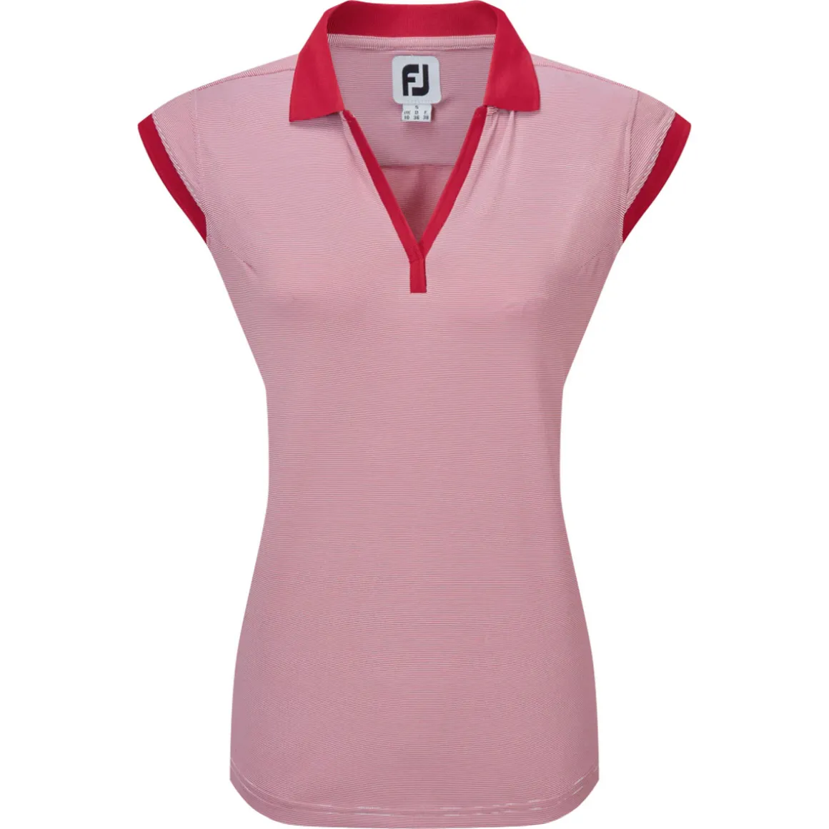 footjoy_ladies_end_on_end_3.webp FootJoy Ladies End on End Stripe Lisle Golf Polo Shirt