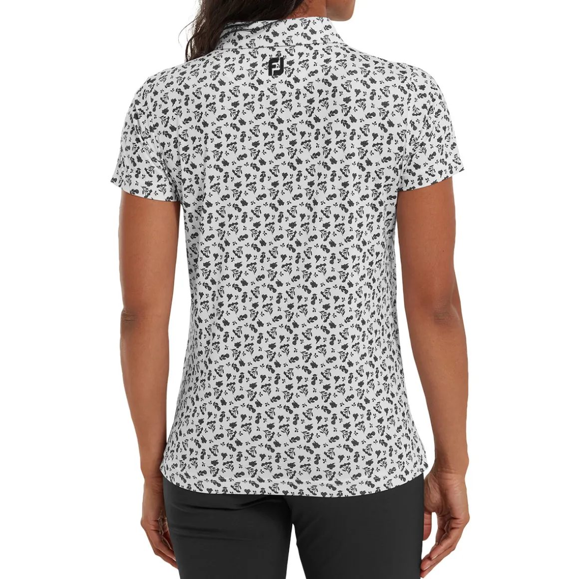 FootJoy Ladies Floral Print Golf Polo Shirt